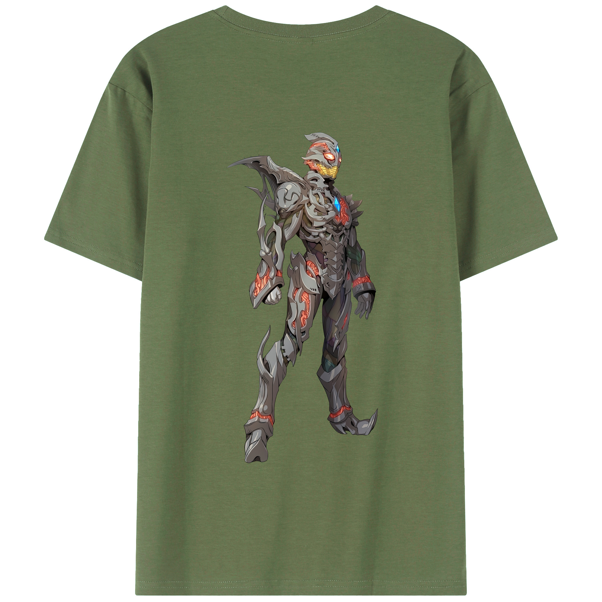（画像用） ウルトラマン Ultraman 綿100％ メンズ半袖Tシャツ（バックプリント） 通気性